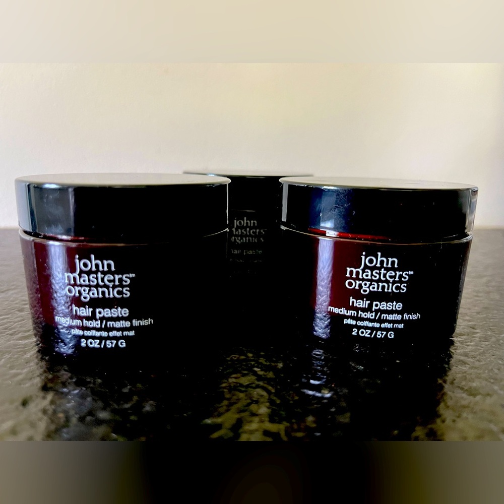 3x 2oz. John Masters Organics Men’s Hair Paste